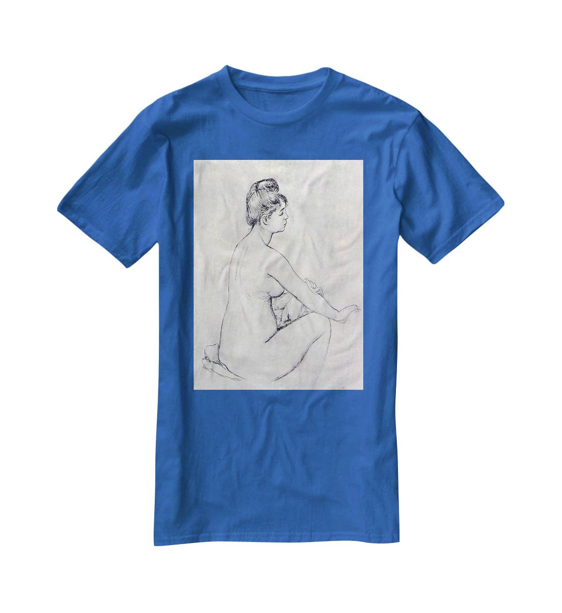 Bather by Renoir T-Shirt - Canvas Art Rocks - 2