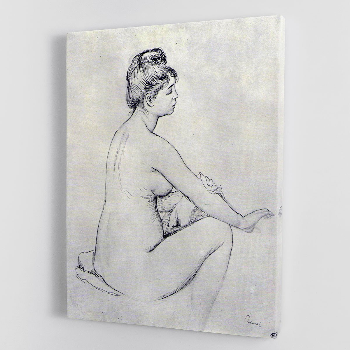 Bather by Renoir Canvas Print or Poster