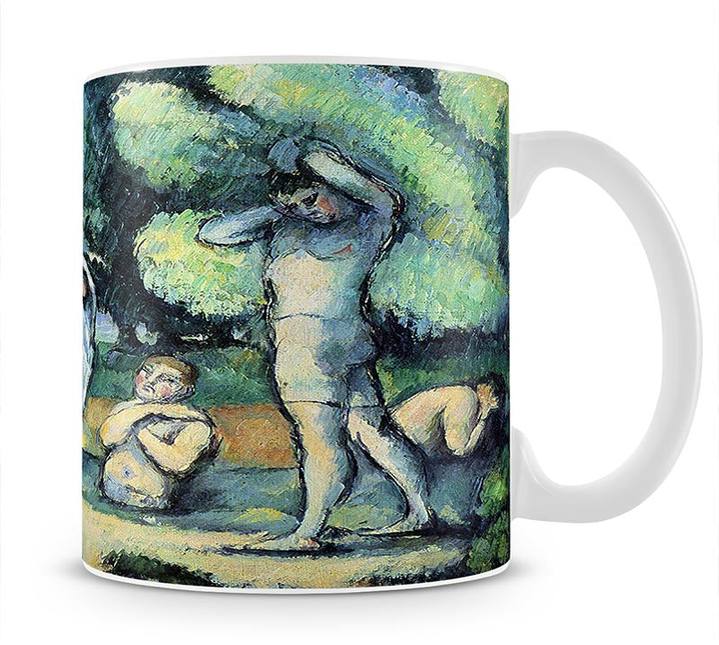 Bathers 3 by Cezanne Mug - Canvas Art Rocks - 1