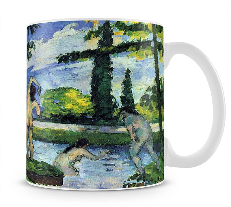 Bathers 4 by Cezanne Mug - Canvas Art Rocks - 1