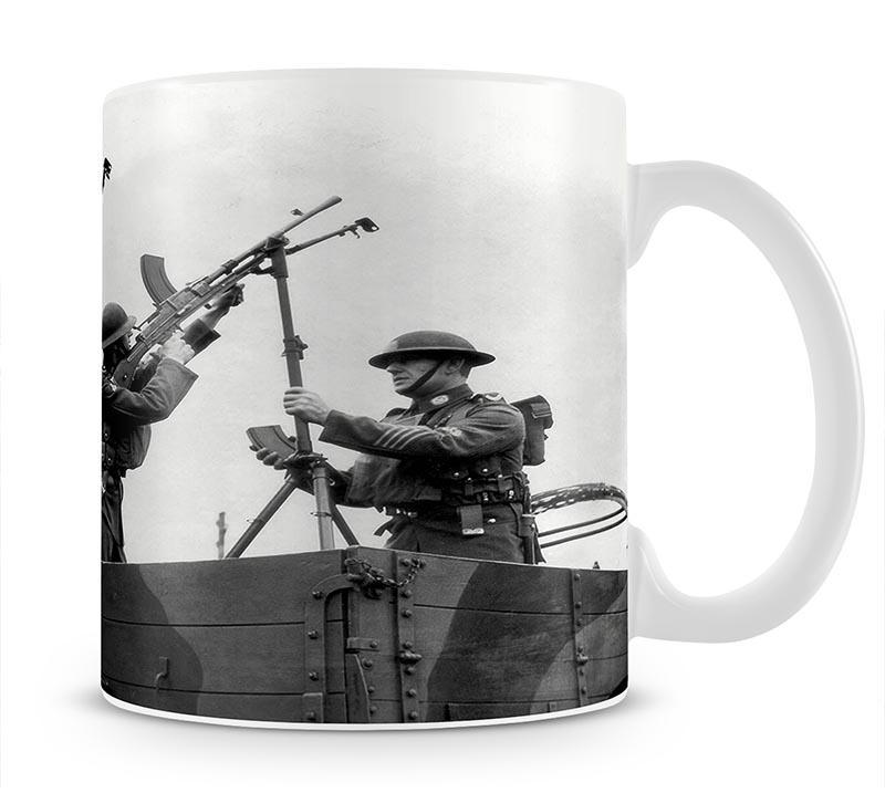 Battalion with anti-aircraft guns Mug - Canvas Art Rocks - 1