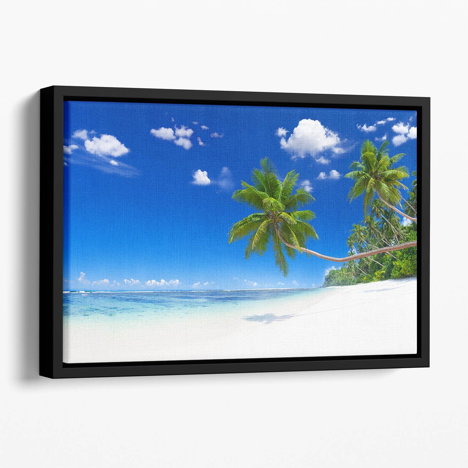 Beach Floating Framed Canvas