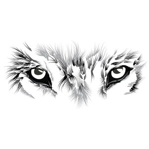 Beautiful Wolf face illustration Wall Mural Wallpaper - Canvas Art Rocks - 1