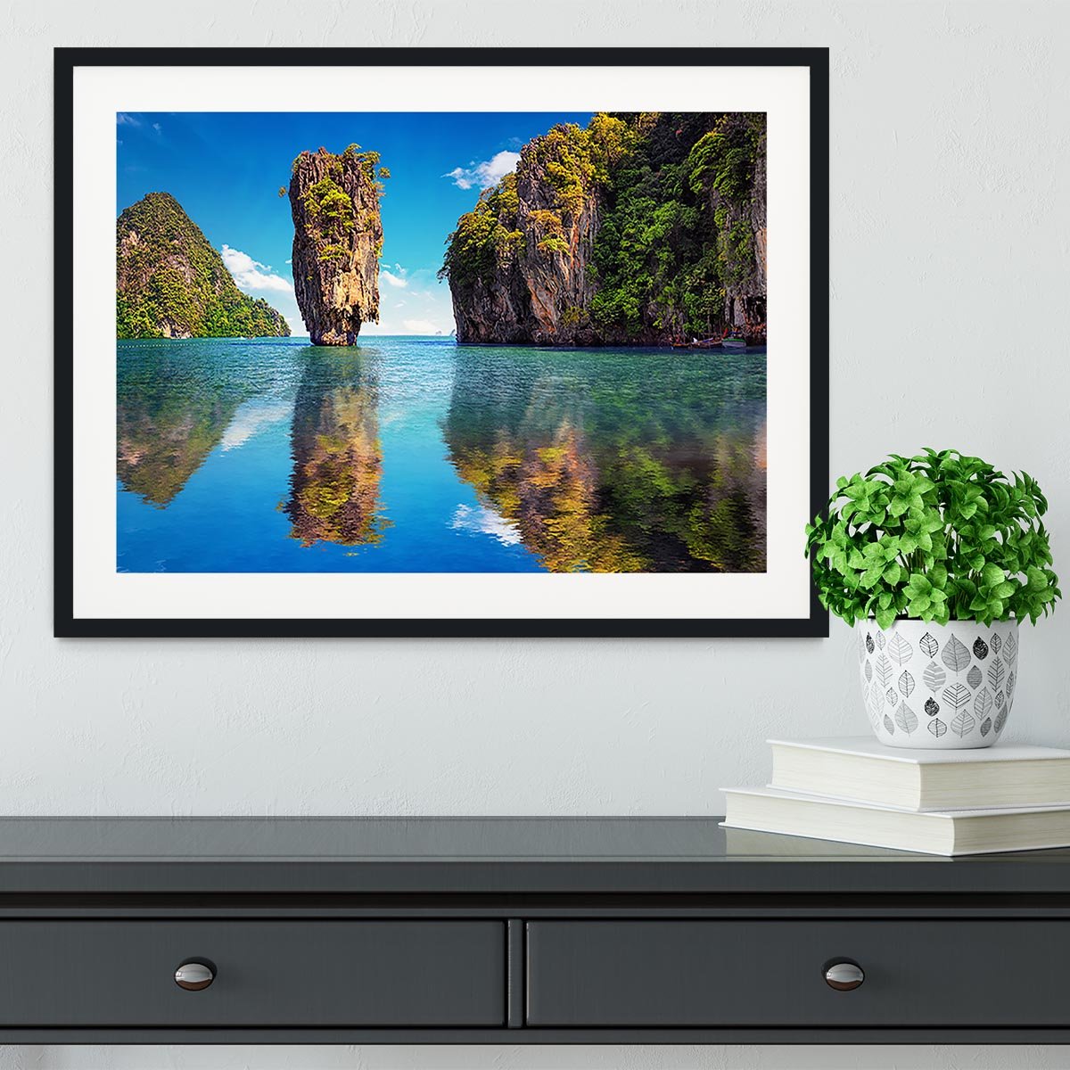 Beautiful nature of Thailand Framed Print - Canvas Art Rocks - 1