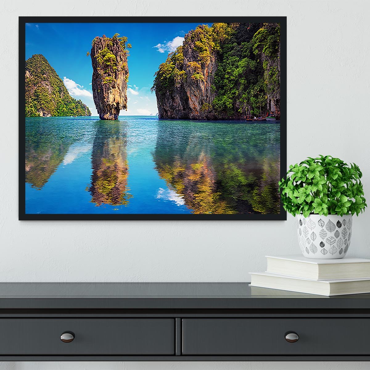 Beautiful nature of Thailand Framed Print - Canvas Art Rocks - 2