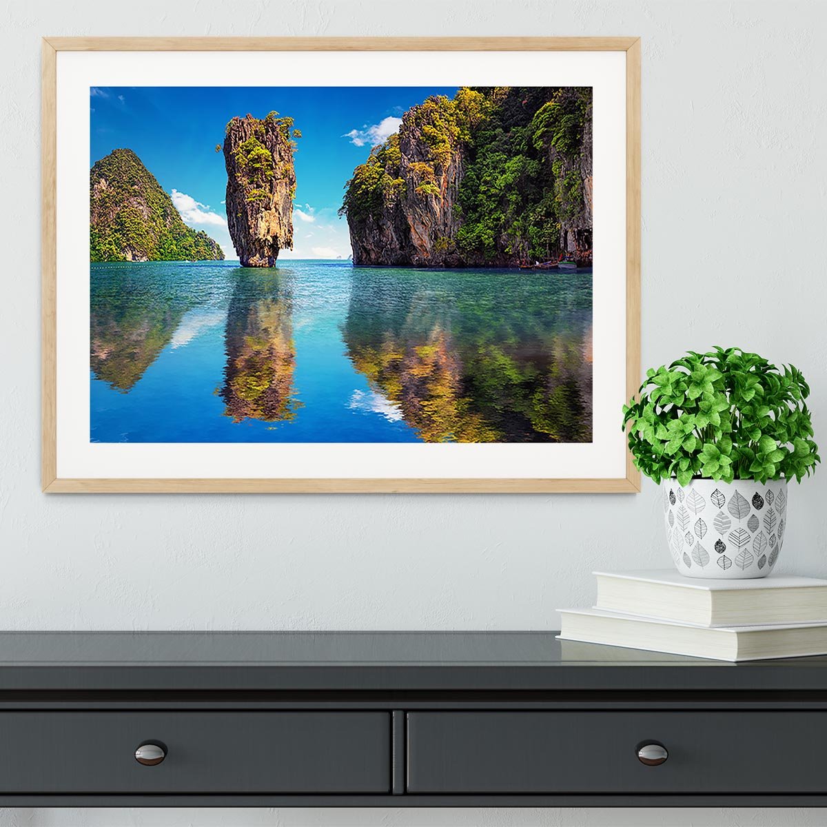 Beautiful nature of Thailand Framed Print - Canvas Art Rocks - 3