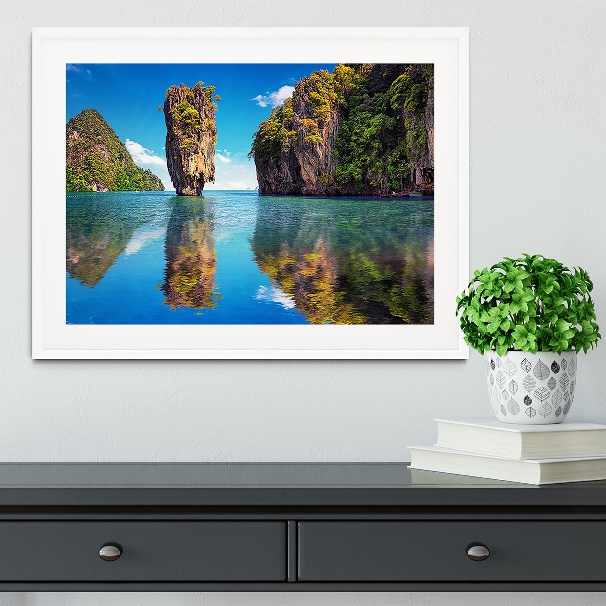 Beautiful nature of Thailand Framed Print - Canvas Art Rocks - 5