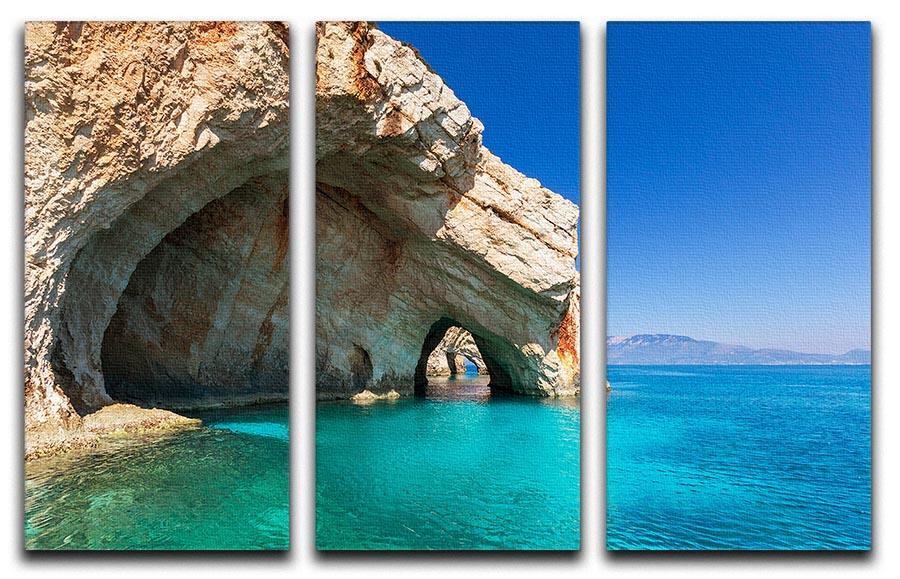 Beautiful sea landscapes 3 Split Panel Canvas Print - Canvas Art Rocks - 1