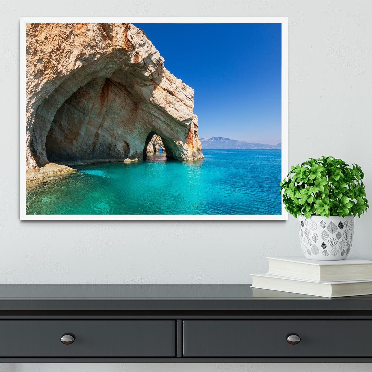 Beautiful sea landscapes Framed Print - Canvas Art Rocks -6