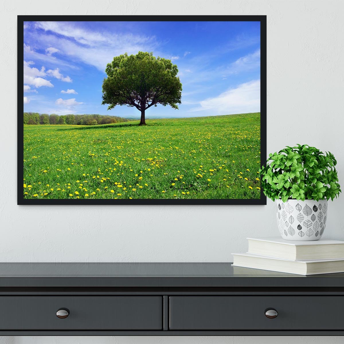 Beautiful spring landscape Framed Print - Canvas Art Rocks - 2