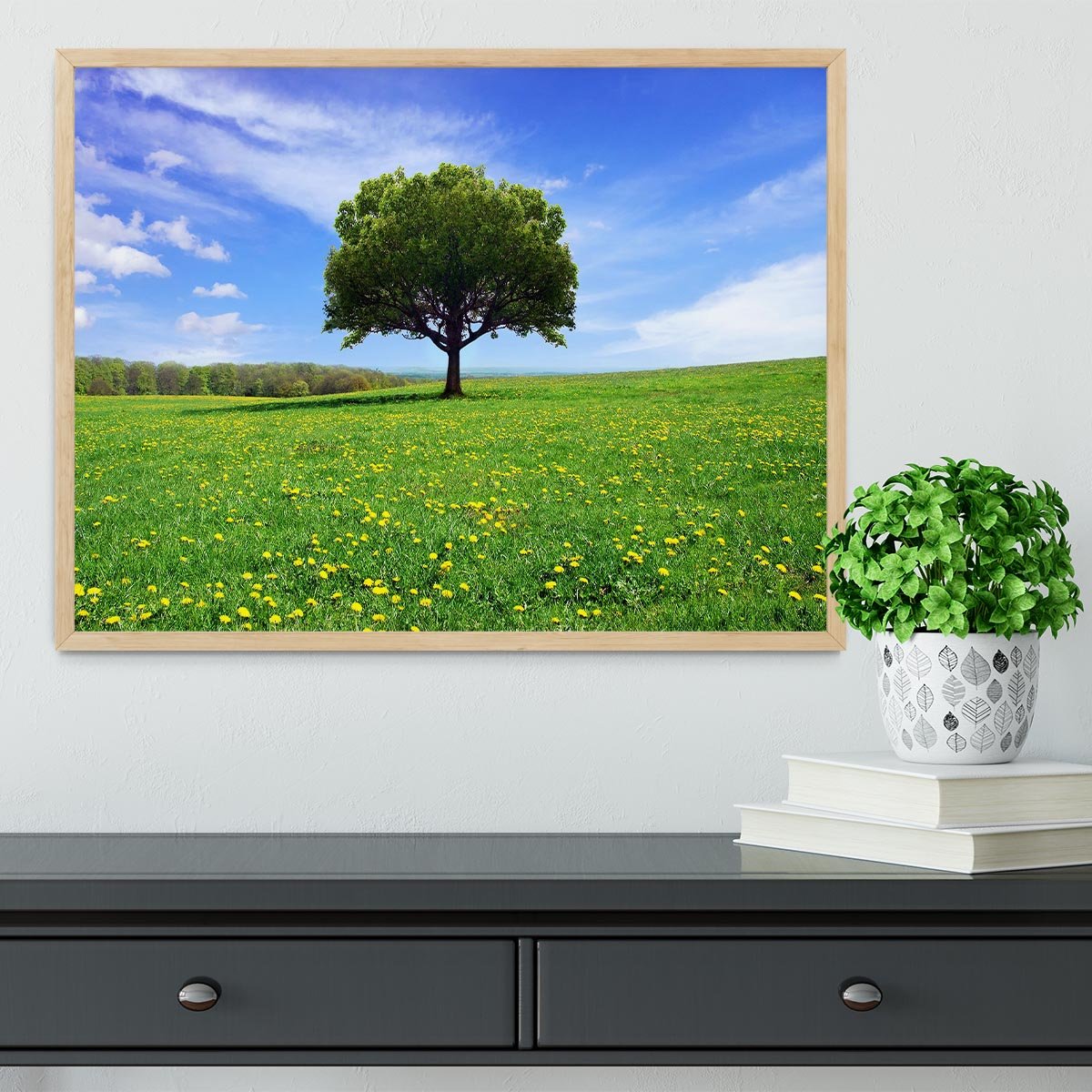 Beautiful spring landscape Framed Print - Canvas Art Rocks - 4