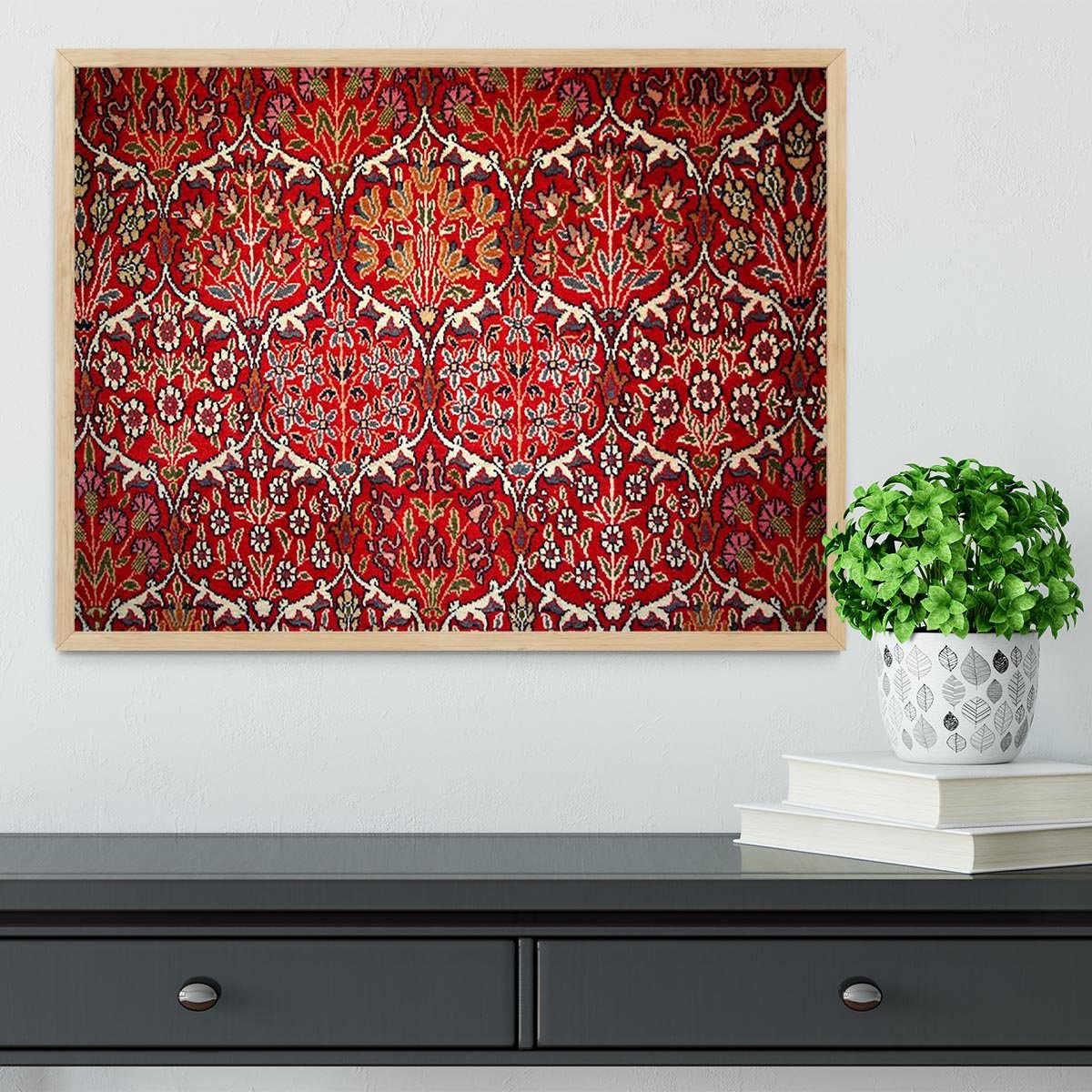 Beautiful turkish carpet Framed Print - Canvas Art Rocks - 4