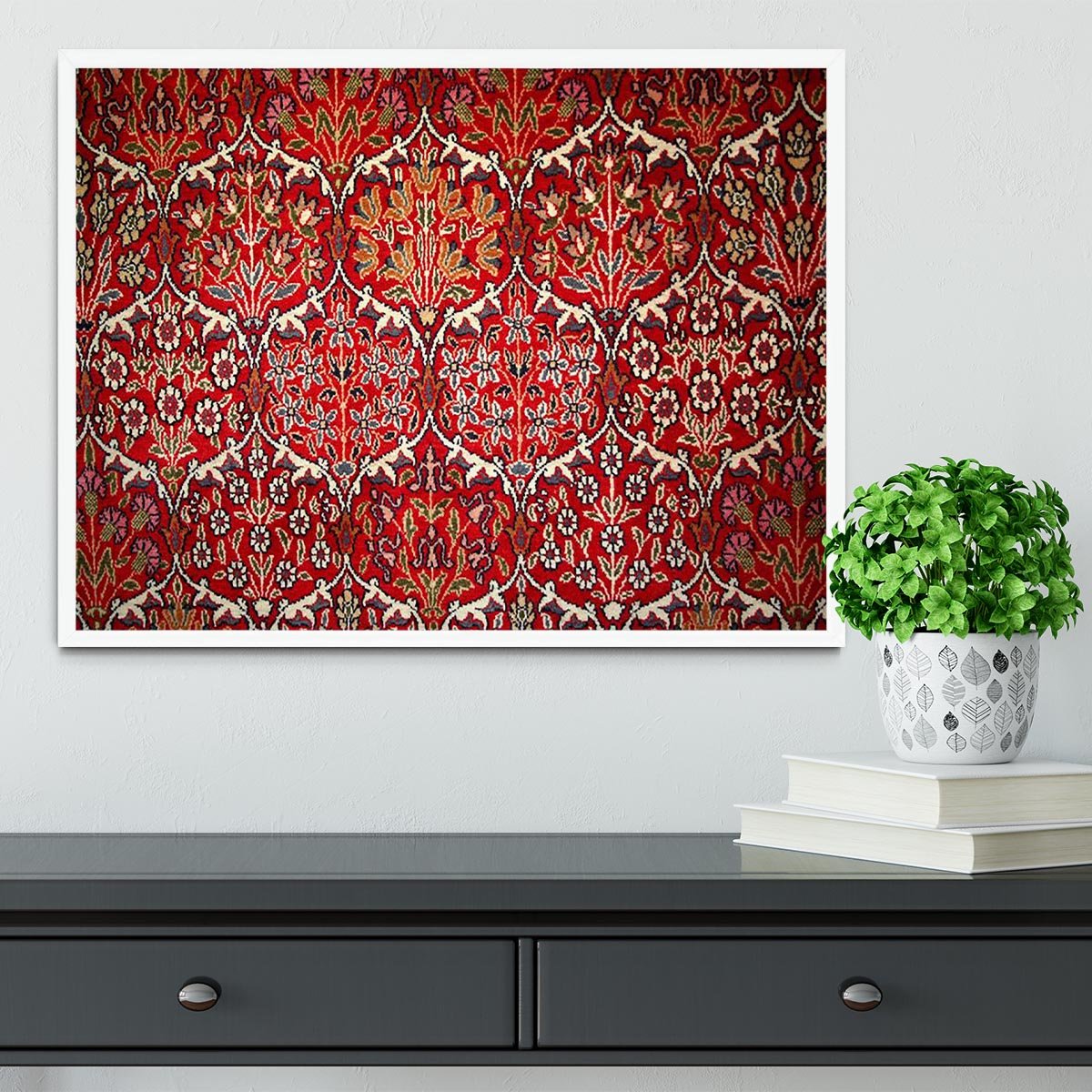 Beautiful turkish carpet Framed Print - Canvas Art Rocks -6