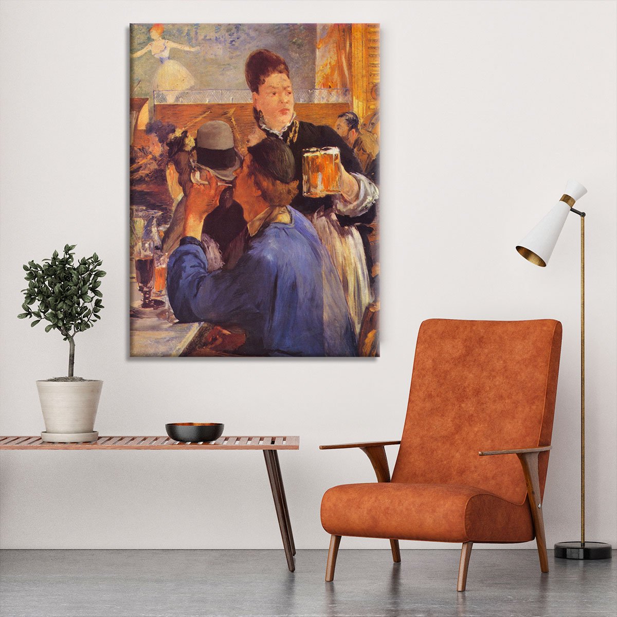 Beer Waitress by Manet Canvas Print or Poster