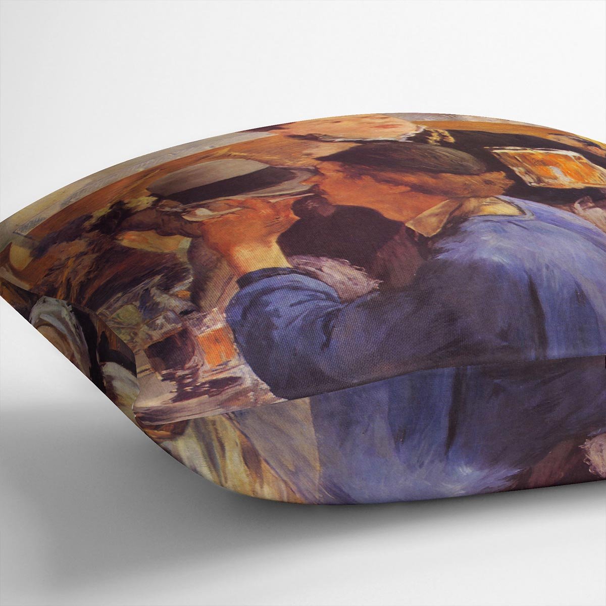 Beer Waitress by Manet Throw Pillow