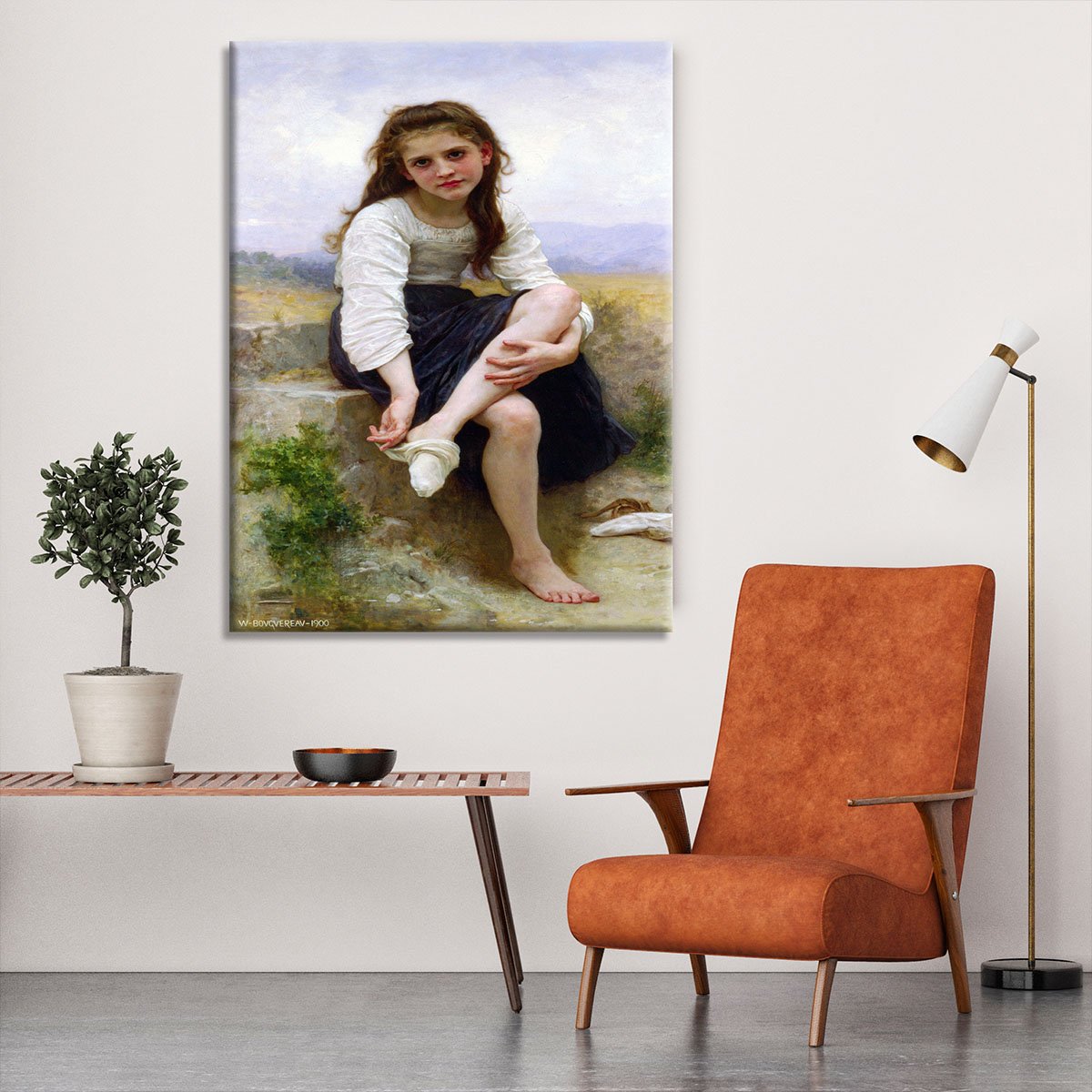 Before The Bath By Bouguereau Canvas Print or Poster