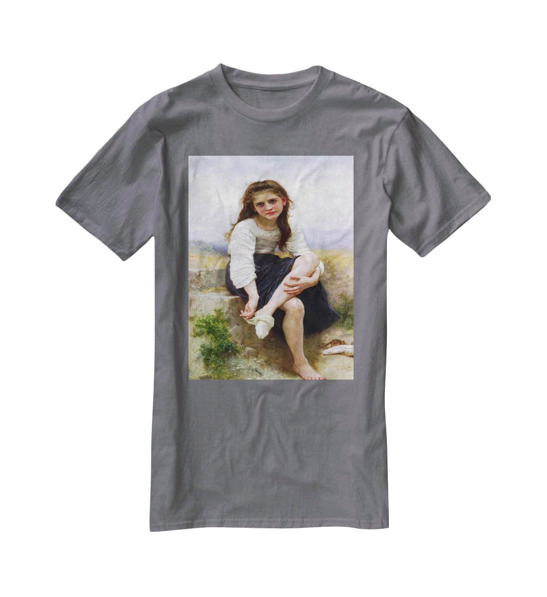 Before The Bath By Bouguereau T-Shirt - Canvas Art Rocks - 3