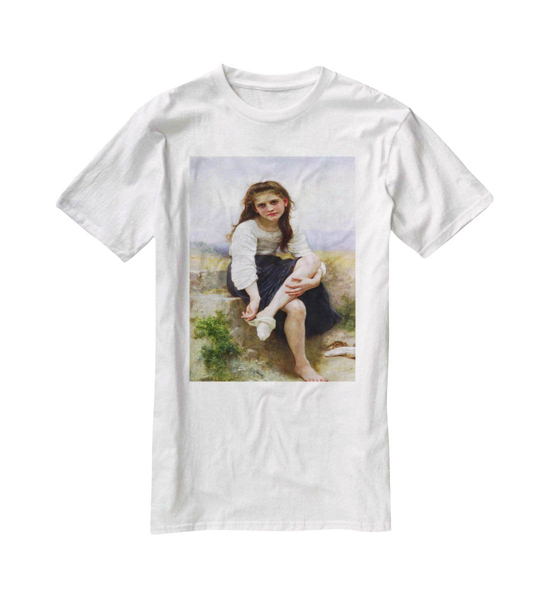 Before The Bath By Bouguereau T-Shirt - Canvas Art Rocks - 5