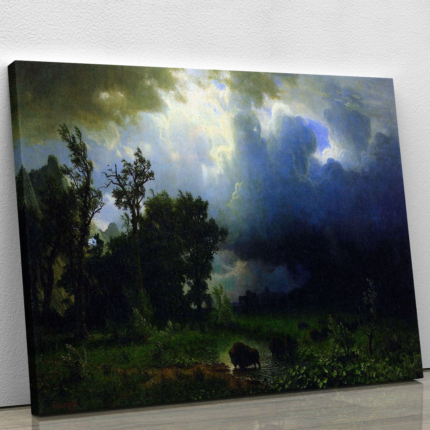 Before the Storm by Bierstadt Canvas Print or Poster