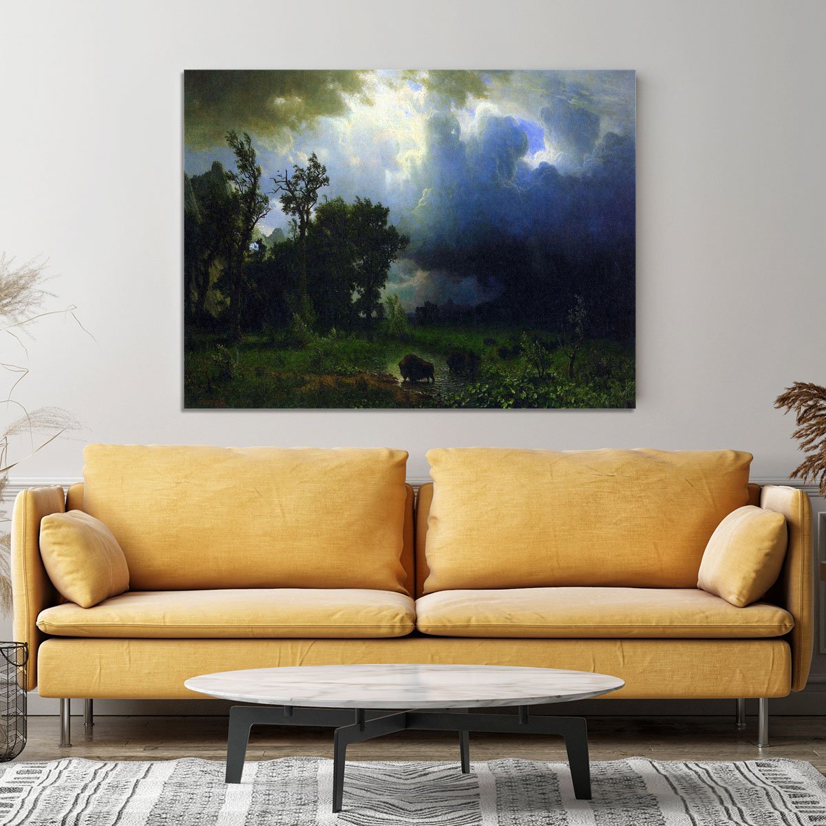 Before the Storm by Bierstadt Canvas Print or Poster