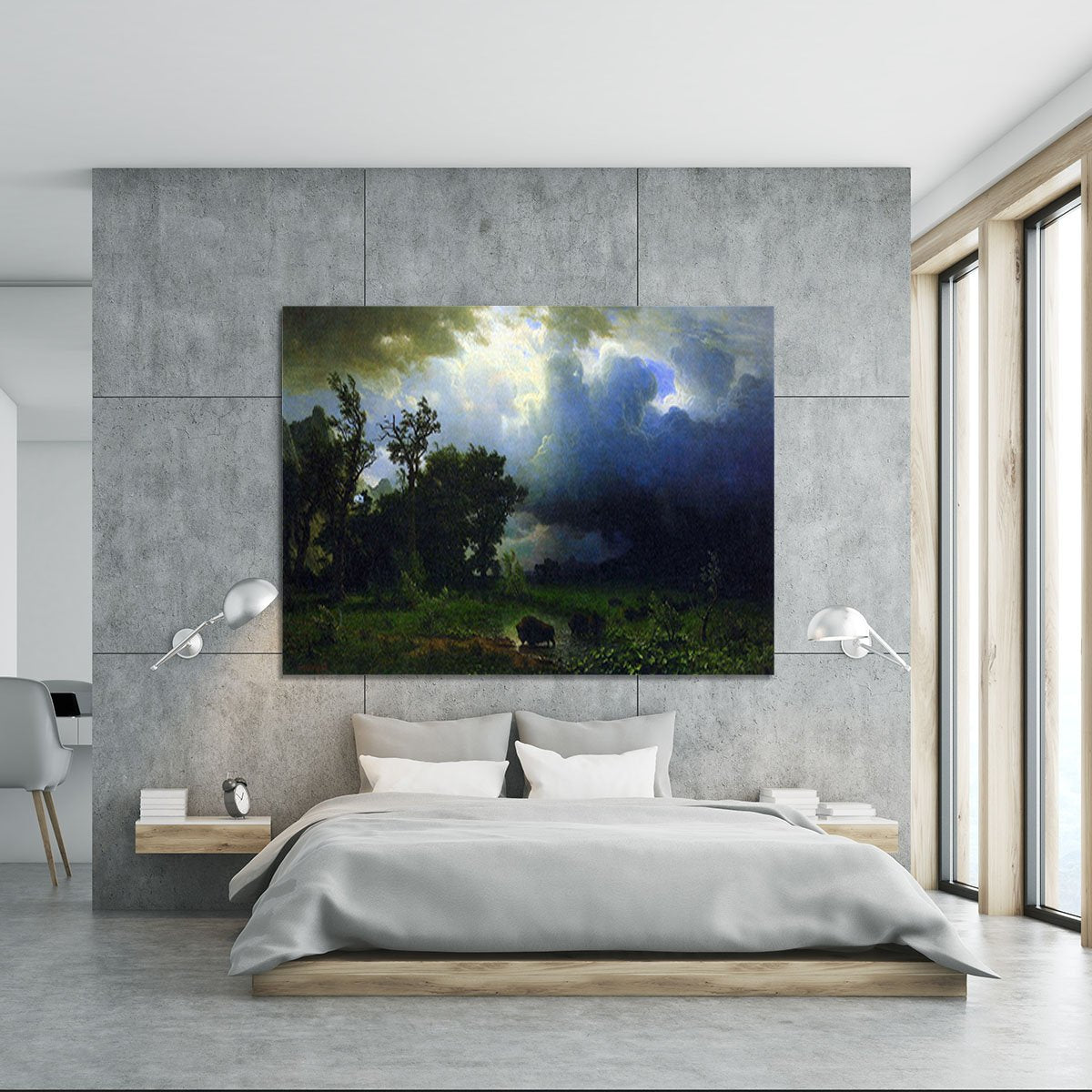 Before the Storm by Bierstadt Canvas Print or Poster