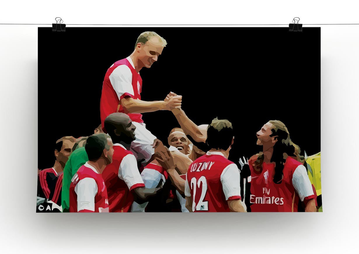 Dennis Bergkamp Testimonial Print - Canvas Art Rocks - 2