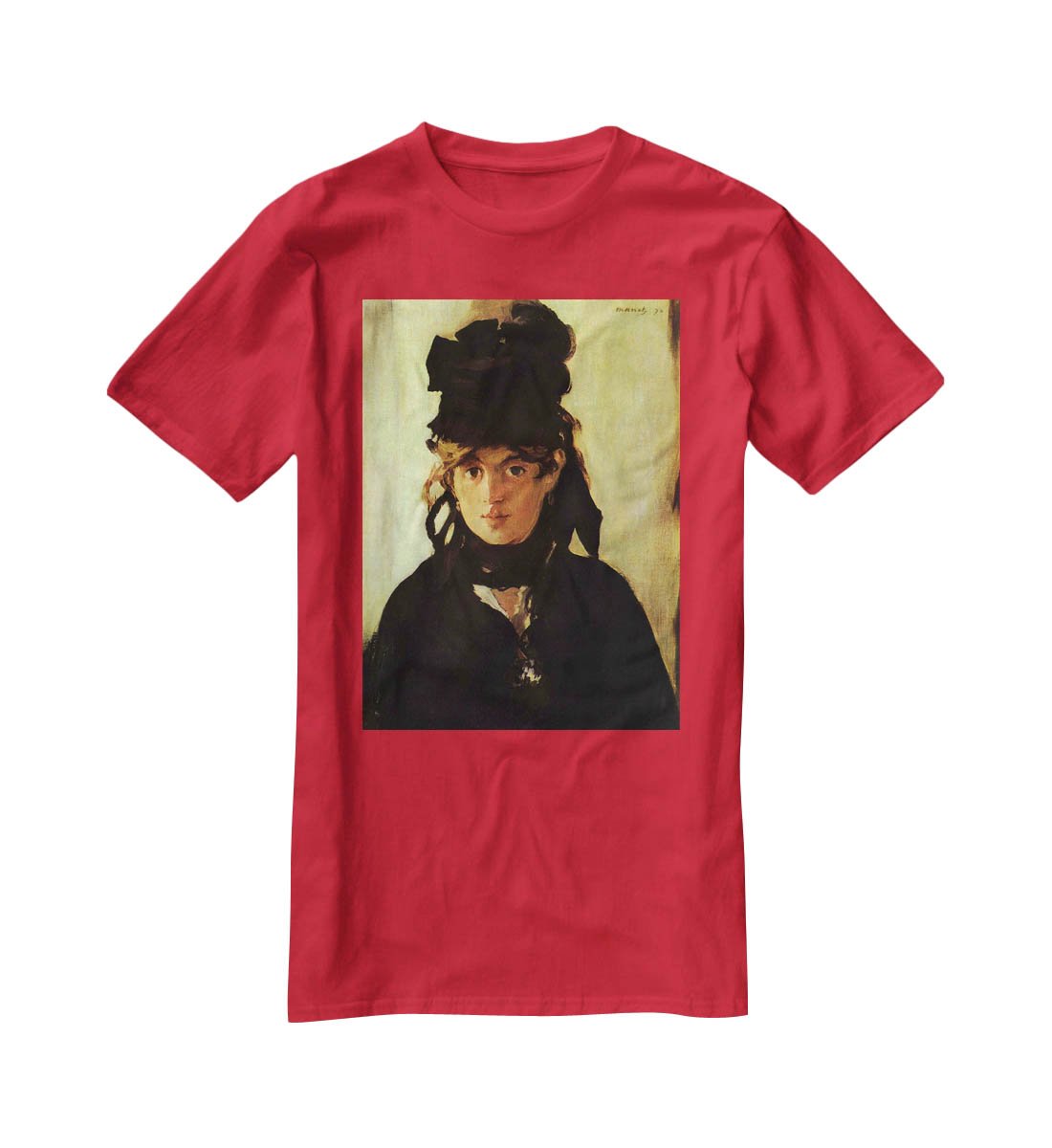 Berthe Morisot by Manet T-Shirt - Canvas Art Rocks - 4