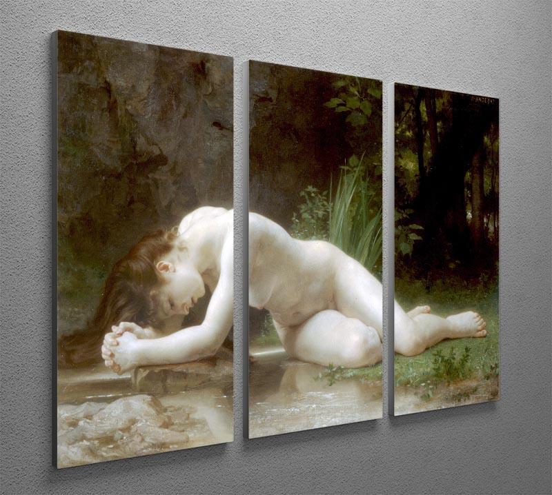 Biblis By Bouguereau 3 Split Panel Canvas Print - Canvas Art Rocks - 2