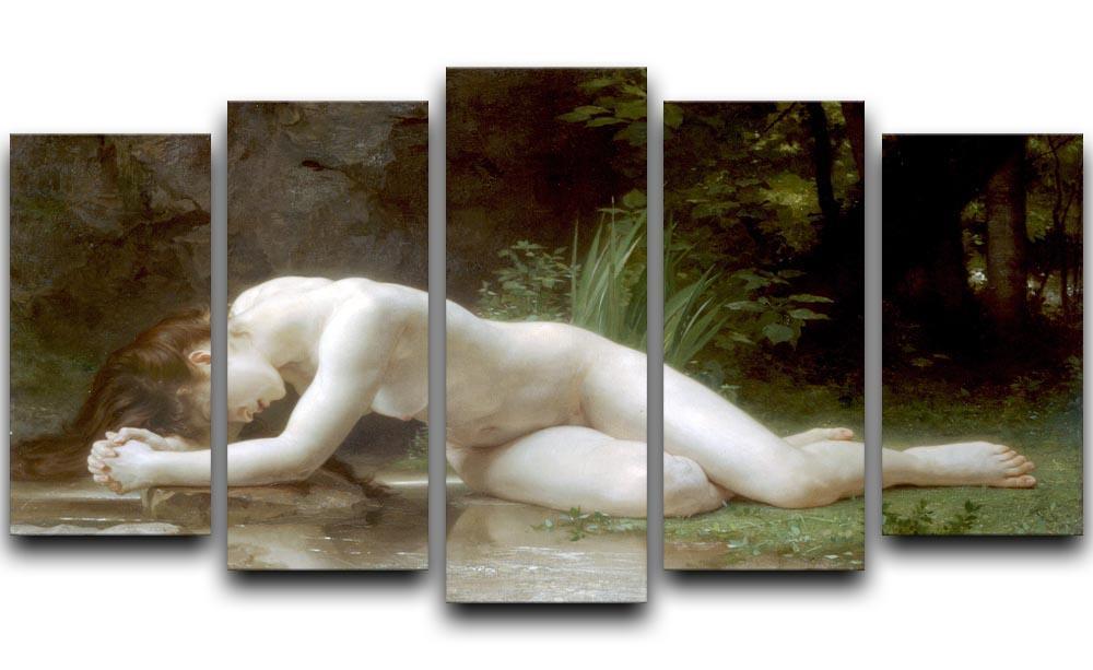 Biblis By Bouguereau 5 Split Panel Canvas  - Canvas Art Rocks - 1
