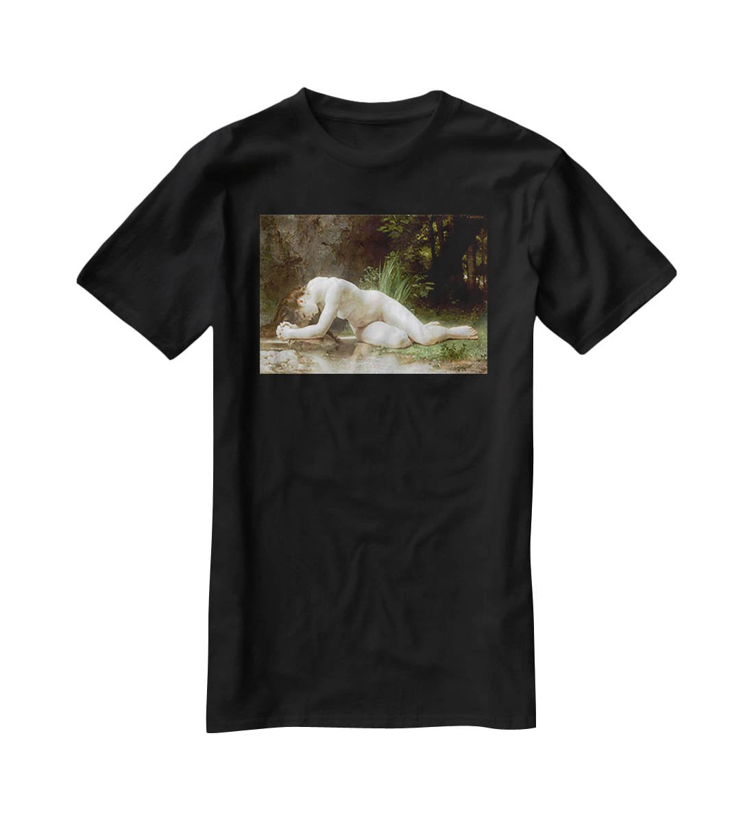 Biblis By Bouguereau T-Shirt - Canvas Art Rocks - 1