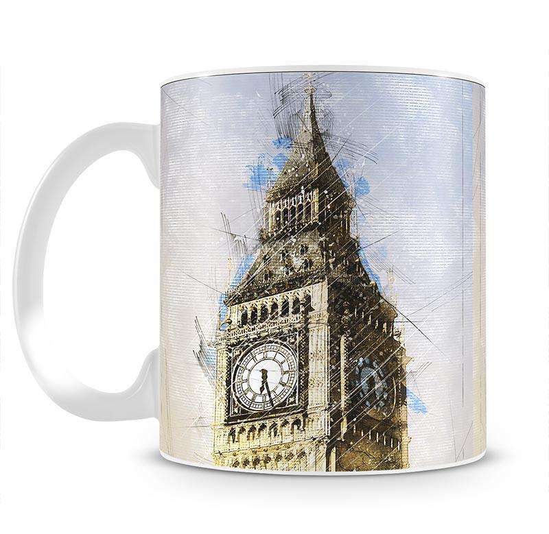 Big Ben Painting Mug - Canvas Art Rocks - 2