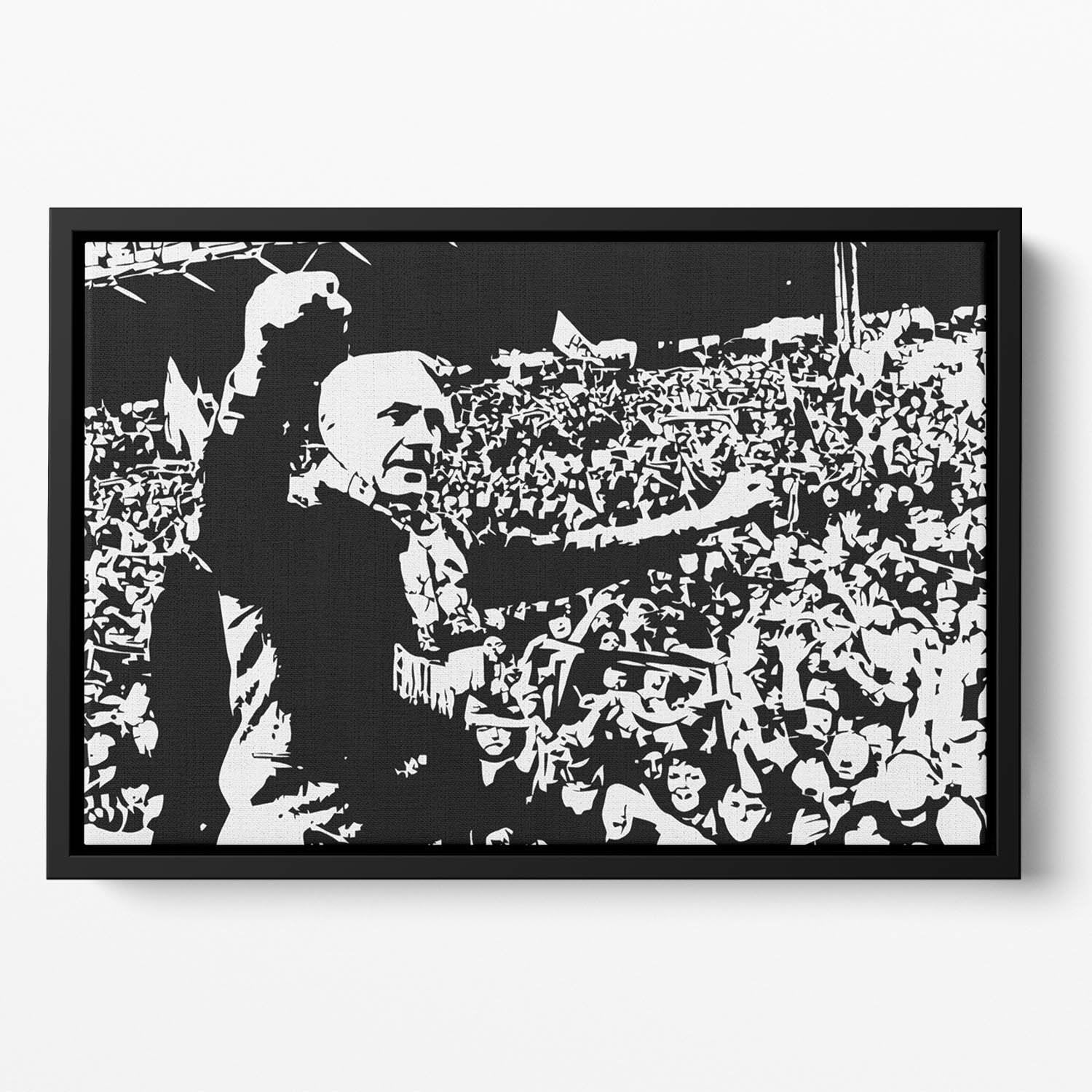 Bill Shankly Floating Framed Canvas