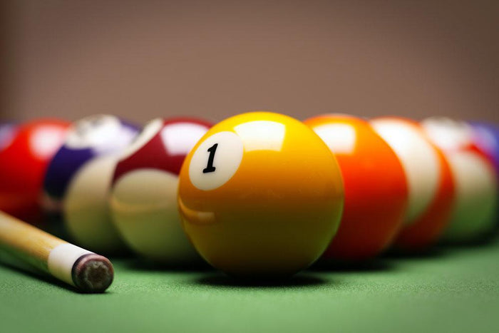 Billiard close up Wall Mural Wallpaper