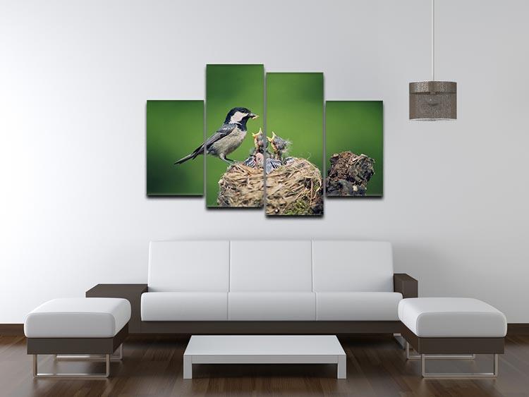 Birds 4 Split Panel Canvas - Canvas Art Rocks - 3