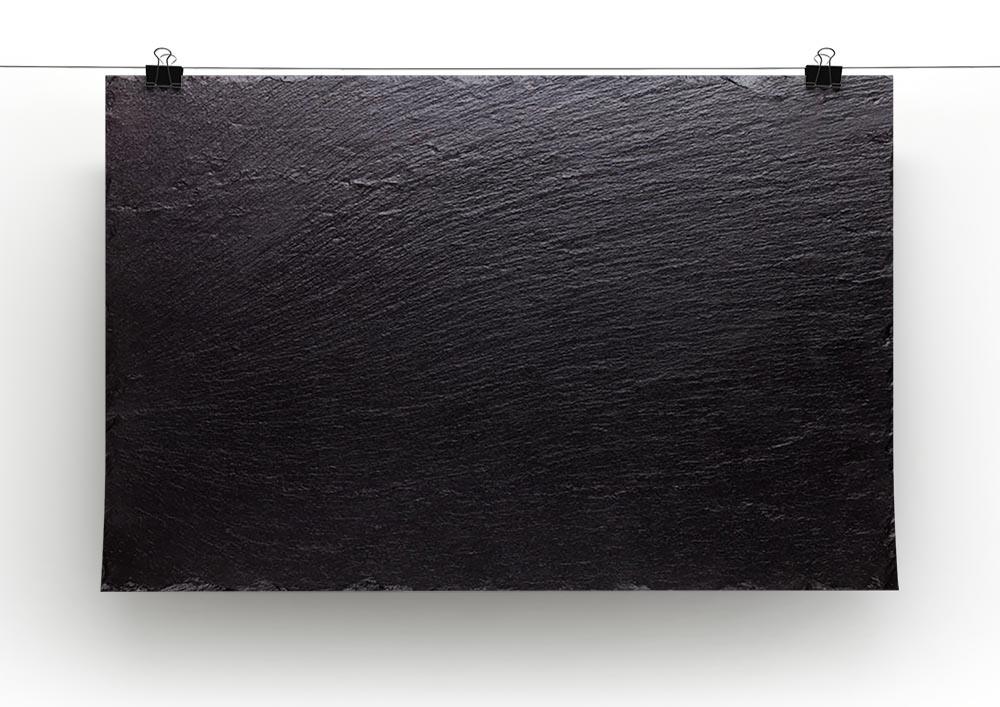 Black slate stone Canvas Print or Poster - Canvas Art Rocks - 2