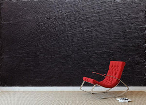 Black slate stone Wall Mural Wallpaper - Canvas Art Rocks - 2