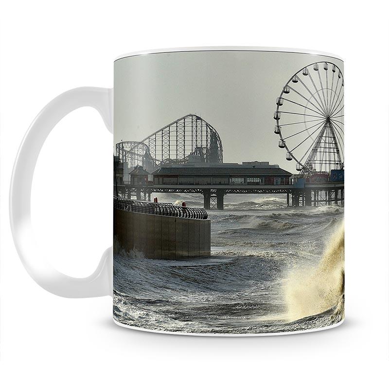Blackpool after the storm Mug - Canvas Art Rocks - 1