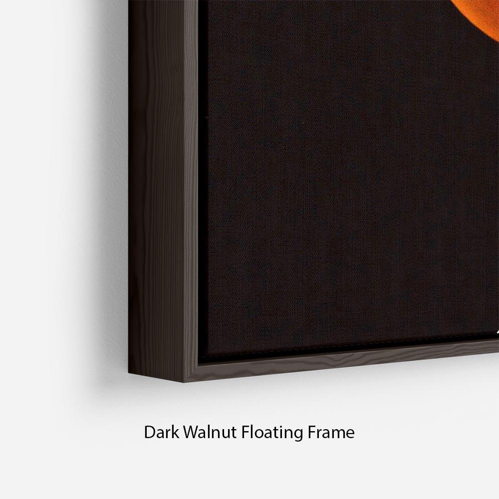 Blood Moon Rising Floating Frame Canvas - Canvas Art Rocks - 6