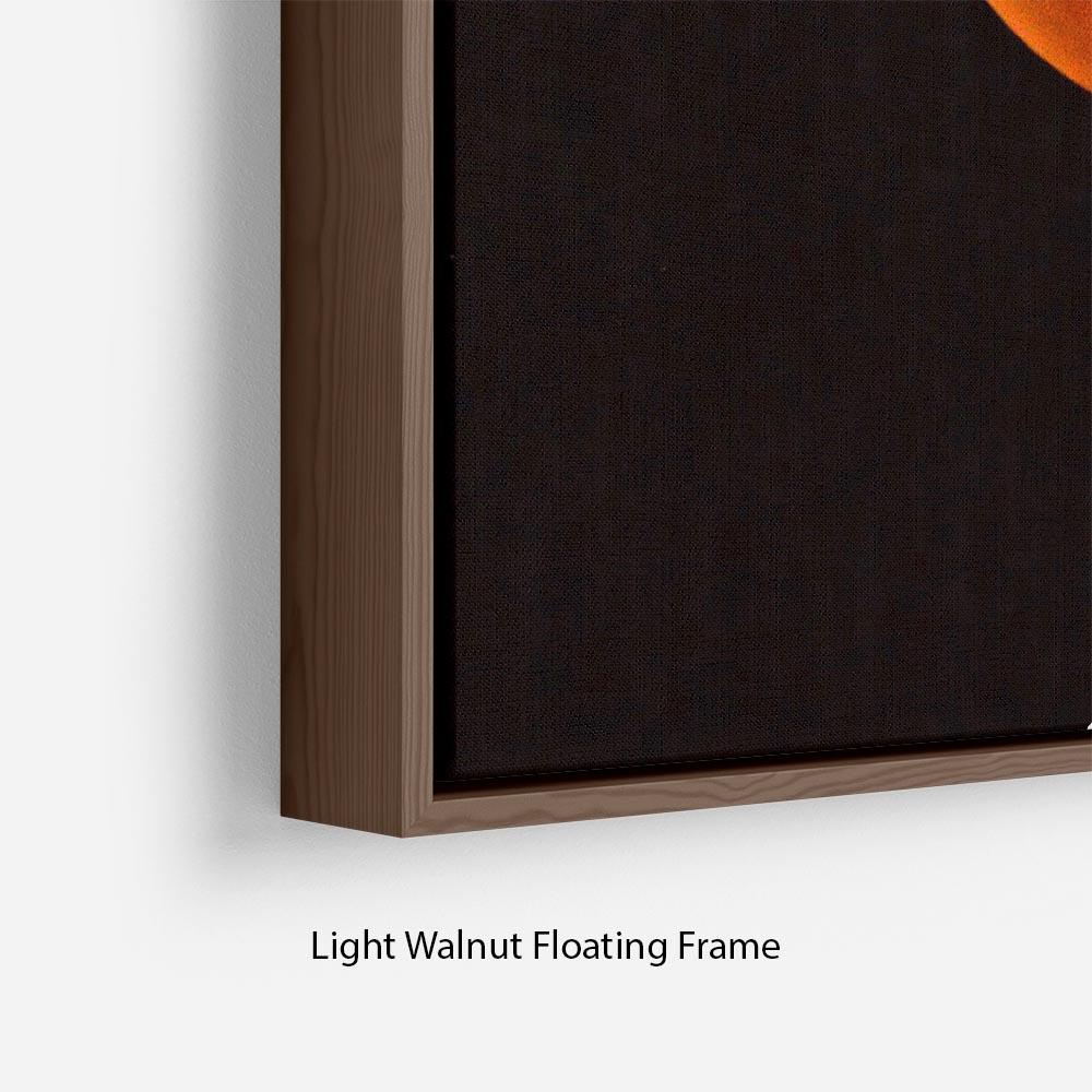 Blood Moon Rising Floating Frame Canvas - Canvas Art Rocks - 8