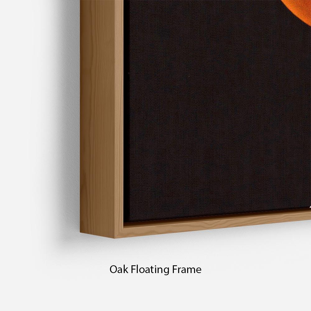 Blood Moon Rising Floating Frame Canvas - Canvas Art Rocks - 10