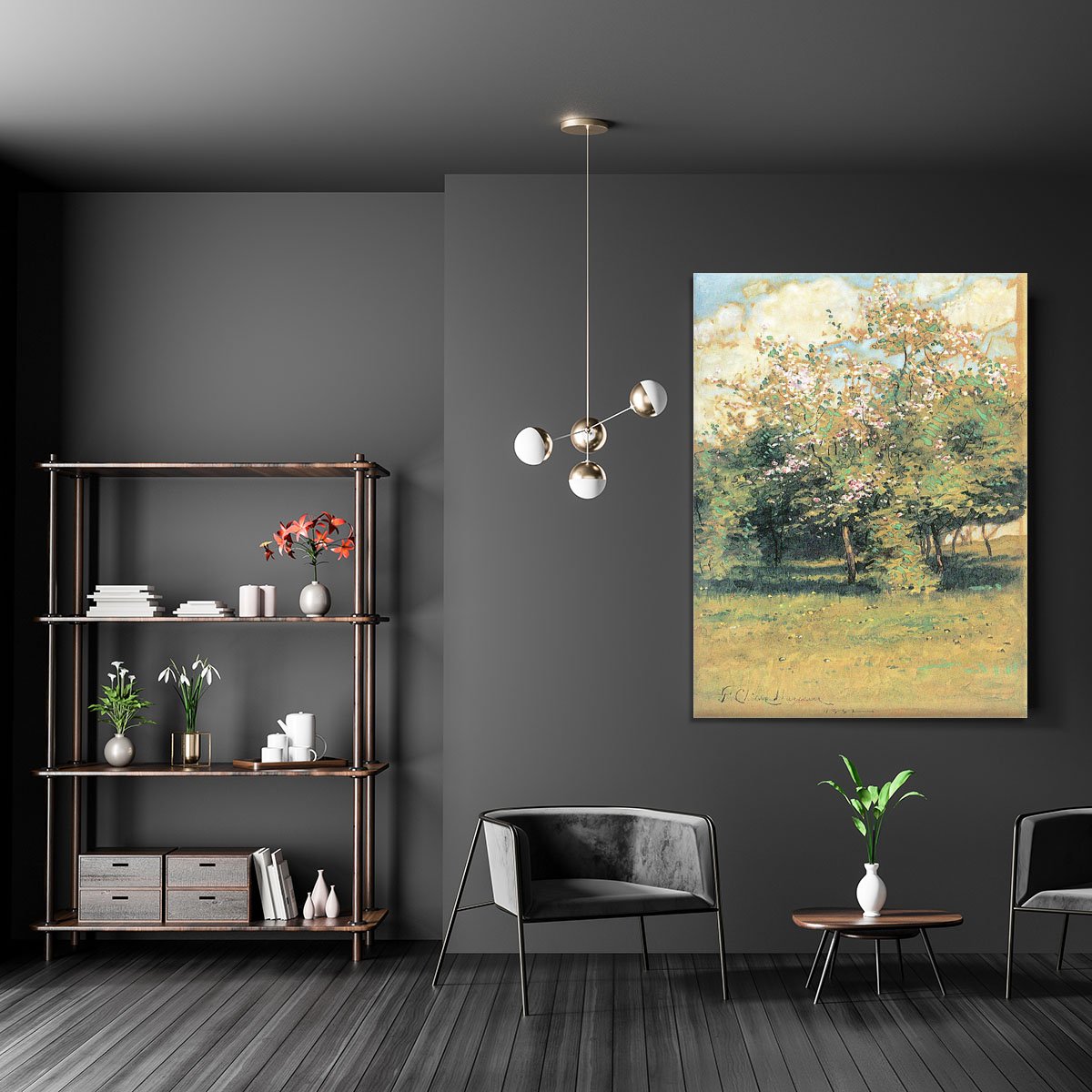 Blooming Trees by Hassam Canvas Print or Poster