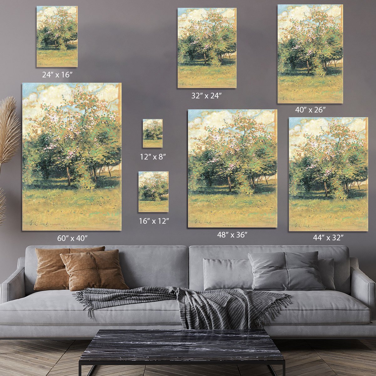 Blooming Trees by Hassam Canvas Print or Poster