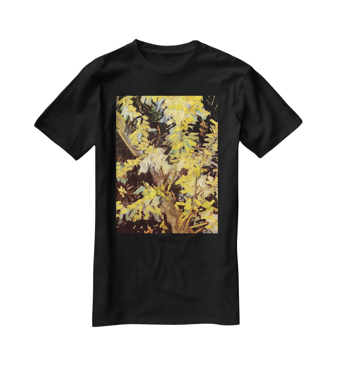 Blossoming Acacia Branches by Van Gogh T-Shirt - Canvas Art Rocks - 1