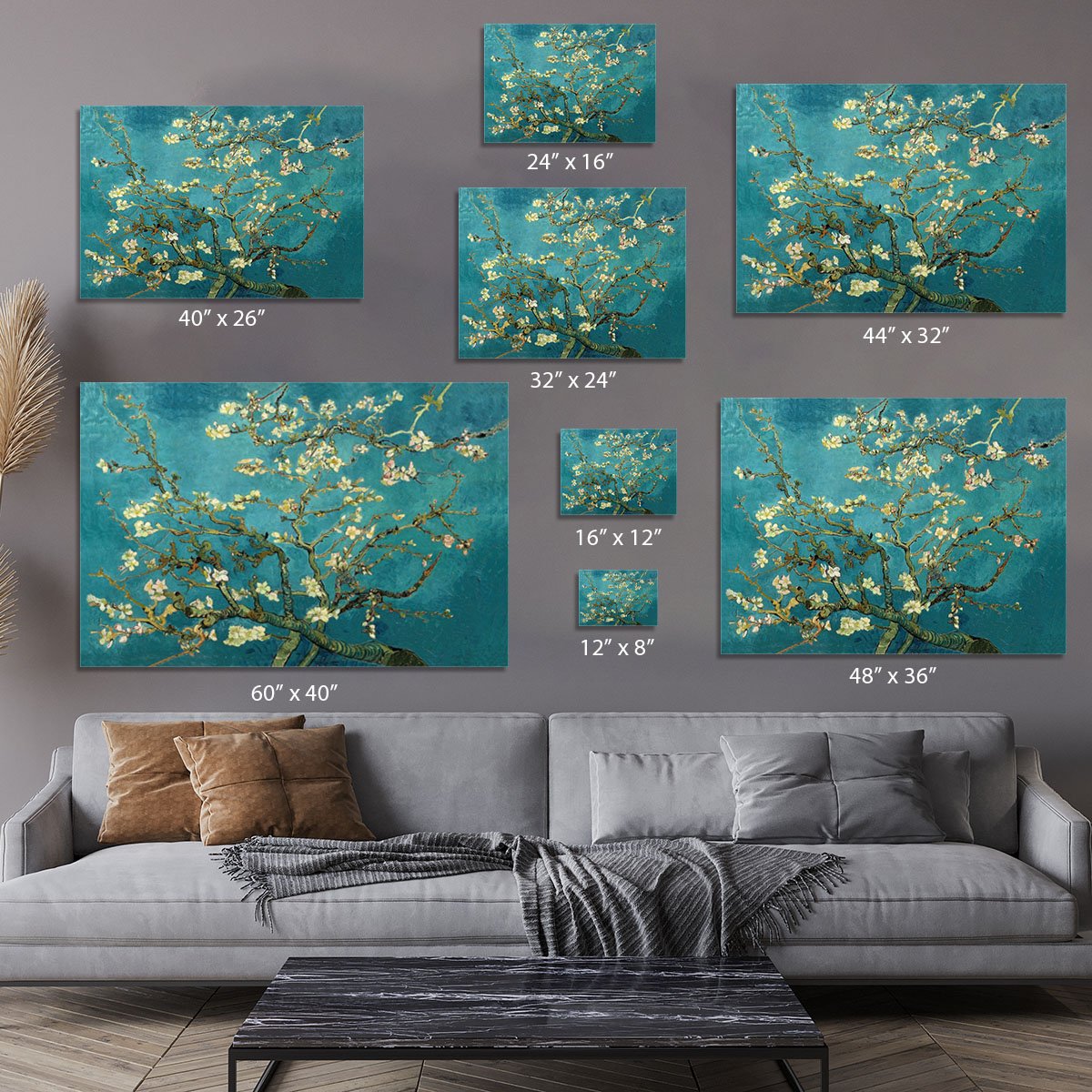 Blossoming Almond Tree by Van Gogh Canvas Print or Poster