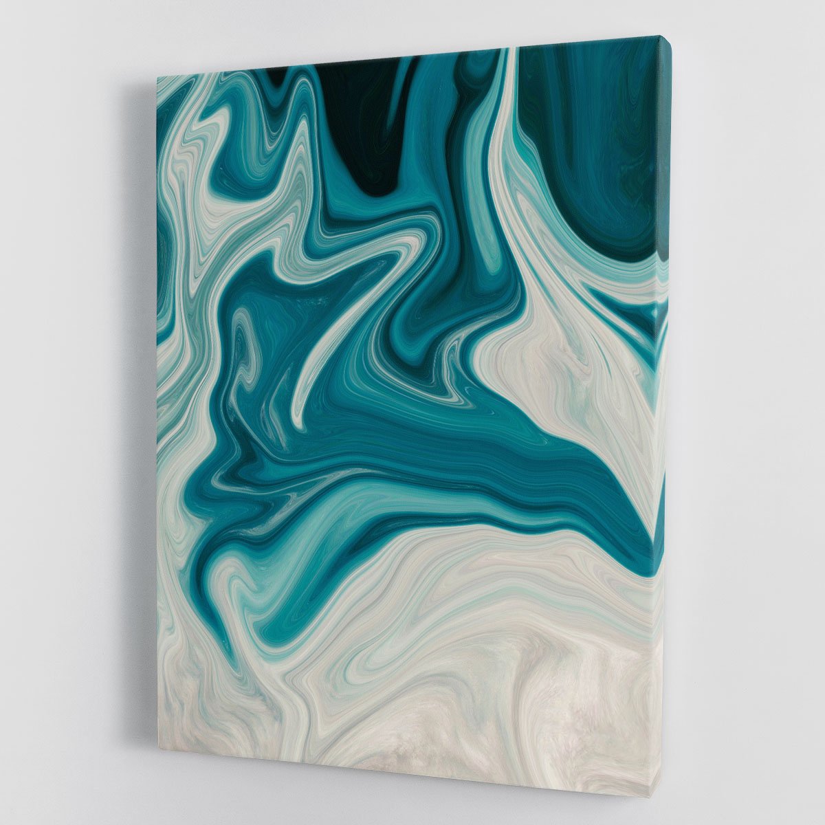 Blue Water Splash Canvas Print or Poster