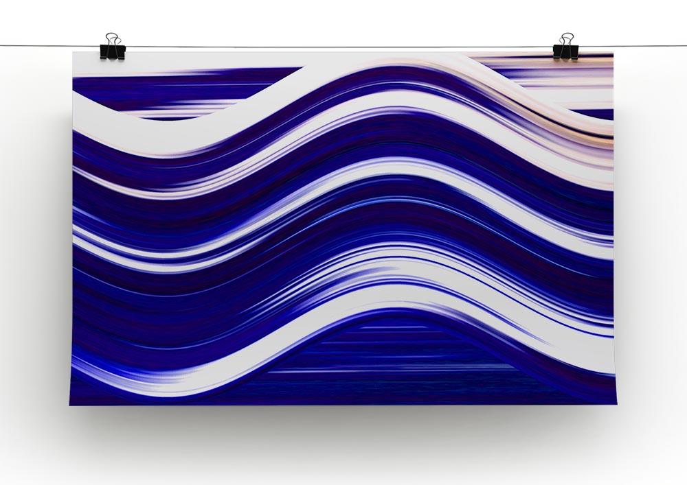 Blue Wave Canvas Print or Poster - Canvas Art Rocks - 2