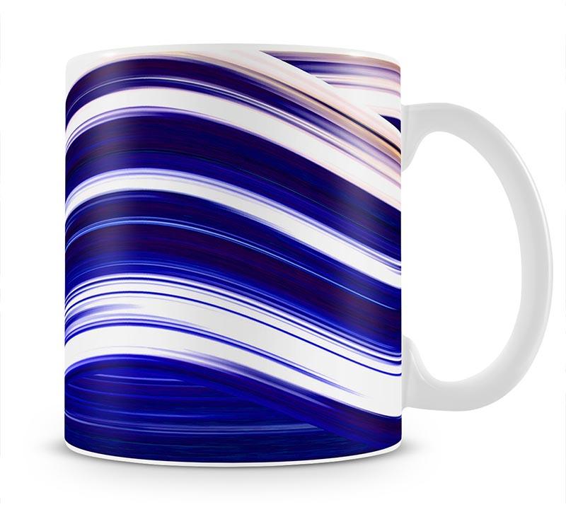 Blue Wave Mug - Canvas Art Rocks - 1