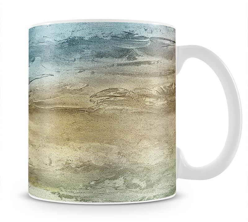 Blue and Grey Painting Mug - Canvas Art Rocks - 1
