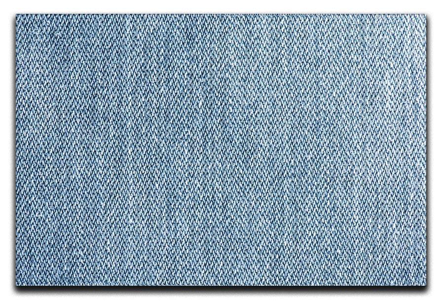 Blue denim texture Canvas Print or Poster - Canvas Art Rocks - 1