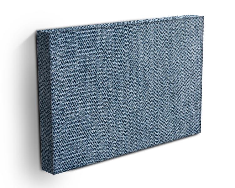 Blue denim texture Canvas Print or Poster - Canvas Art Rocks - 3